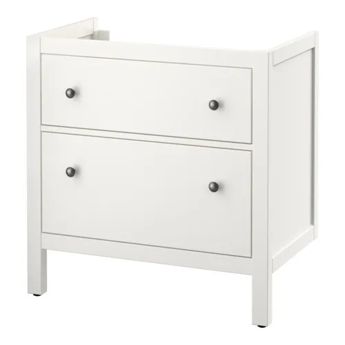 HEMNES - wash-stand with 2 drawers, white, 80x47x83 cm | IKEA Taiwan Online - PE303210_S4