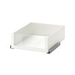 KOMPLEMENT - drawer with glass front, white, 50x58 cm | IKEA Taiwan Online - PE701971_S2 
