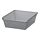 KOMPLEMENT - metal basket, patterned/dark grey, 43.5x53.3x16 cm | IKEA Taiwan Online - PE701982_S1