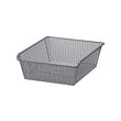 KOMPLEMENT - metal basket, patterned/dark grey | IKEA Taiwan Online - PE701982_S2 