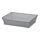 KOMPLEMENT - metal basket, patterned/dark grey, 68.5x53.3x16 cm | IKEA Taiwan Online - PE701979_S1