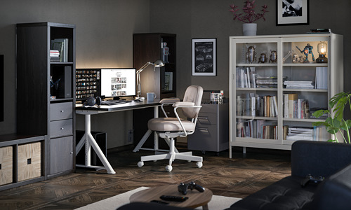 ALEFJÄLL - office chair, Grann beige | IKEA Taiwan Online - PH170618_S4