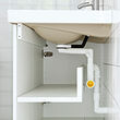 HAVBÄCK/ORRSJÖN wash-stnd w doors/wash-basin/tap