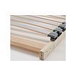 IDANÄS bed frame with storage
