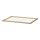KOMPLEMENT - glass shelf, white stained oak effect, 75x58 cm | IKEA Taiwan Online - PE702050_S1