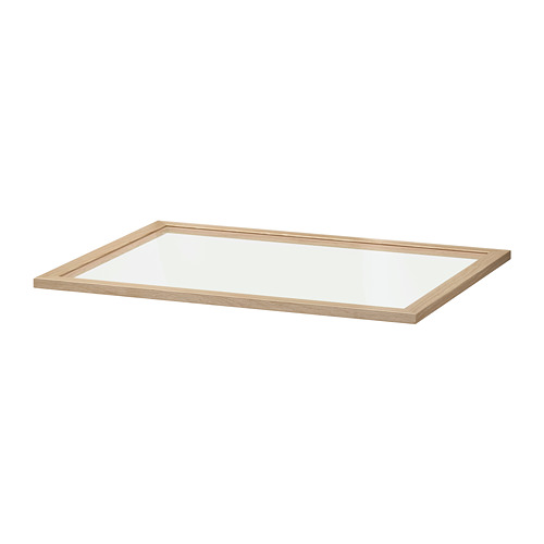 KOMPLEMENT - glass shelf, white stained oak effect | IKEA Taiwan Online - PE702050_S4
