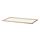 KOMPLEMENT - glass shelf, white stained oak effect, 100x58 cm | IKEA Taiwan Online - PE702042_S1