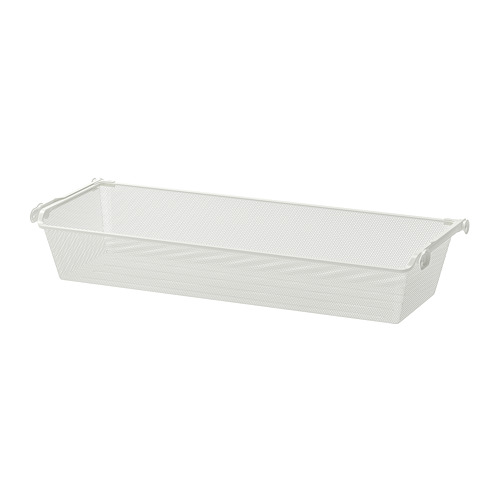 KOMPLEMENT - mesh basket with pull-out rail, white, 100x35 cm | IKEA Taiwan Online - PE702079_S4