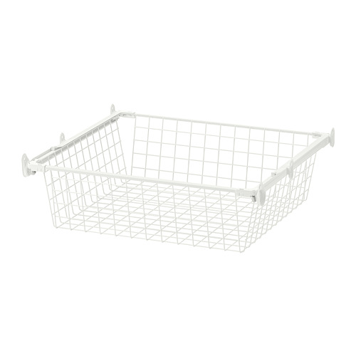 HJÄLPA wire basket with pull-out rail