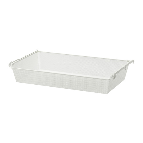 KOMPLEMENT - mesh basket with pull-out rail, white, 100x58 cm | IKEA Taiwan Online - PE702088_S4