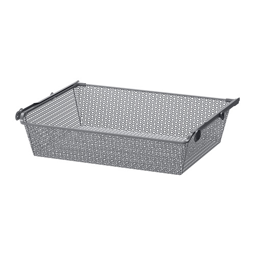 KOMPLEMENT metal basket with pull-out rail