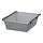 KOMPLEMENT - metal basket with pull-out rail, dark grey | IKEA Taiwan Online - PE702099_S1