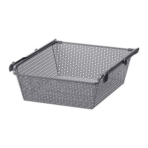 KOMPLEMENT metal basket with pull-out rail