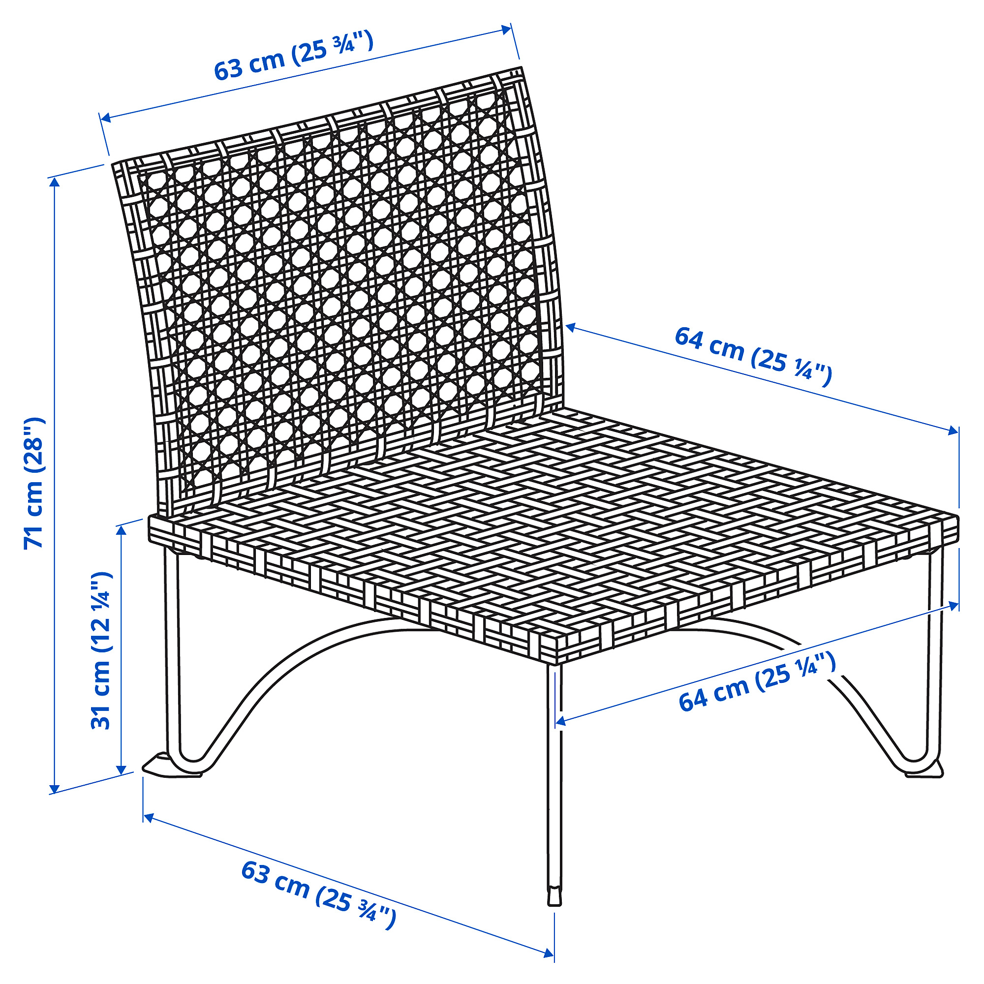 JUTHOLMEN one-seat section, outdoor