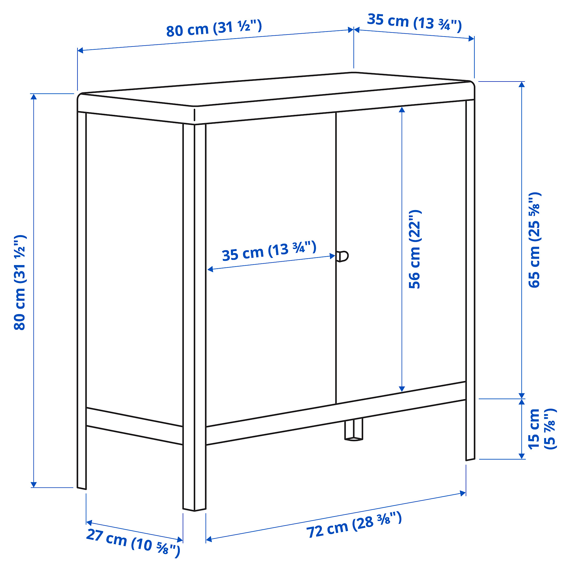 KOLBJÖRN cabinet in/outdoor