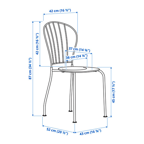 LÄCKÖ chair, outdoor