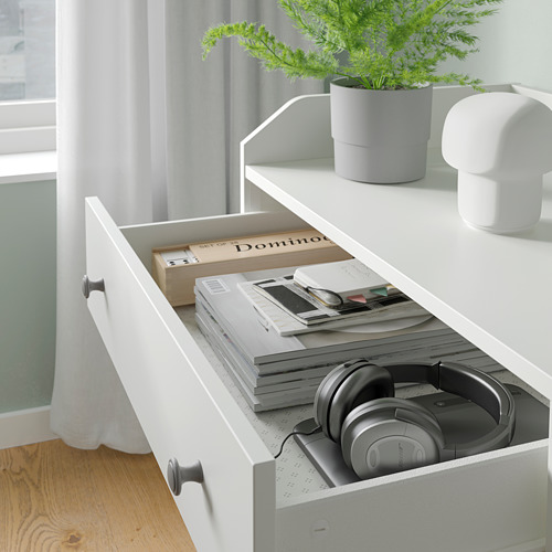 HAUGA - 抽屜櫃/3抽, 白色 | IKEA 線上購物 - PE797044_S4