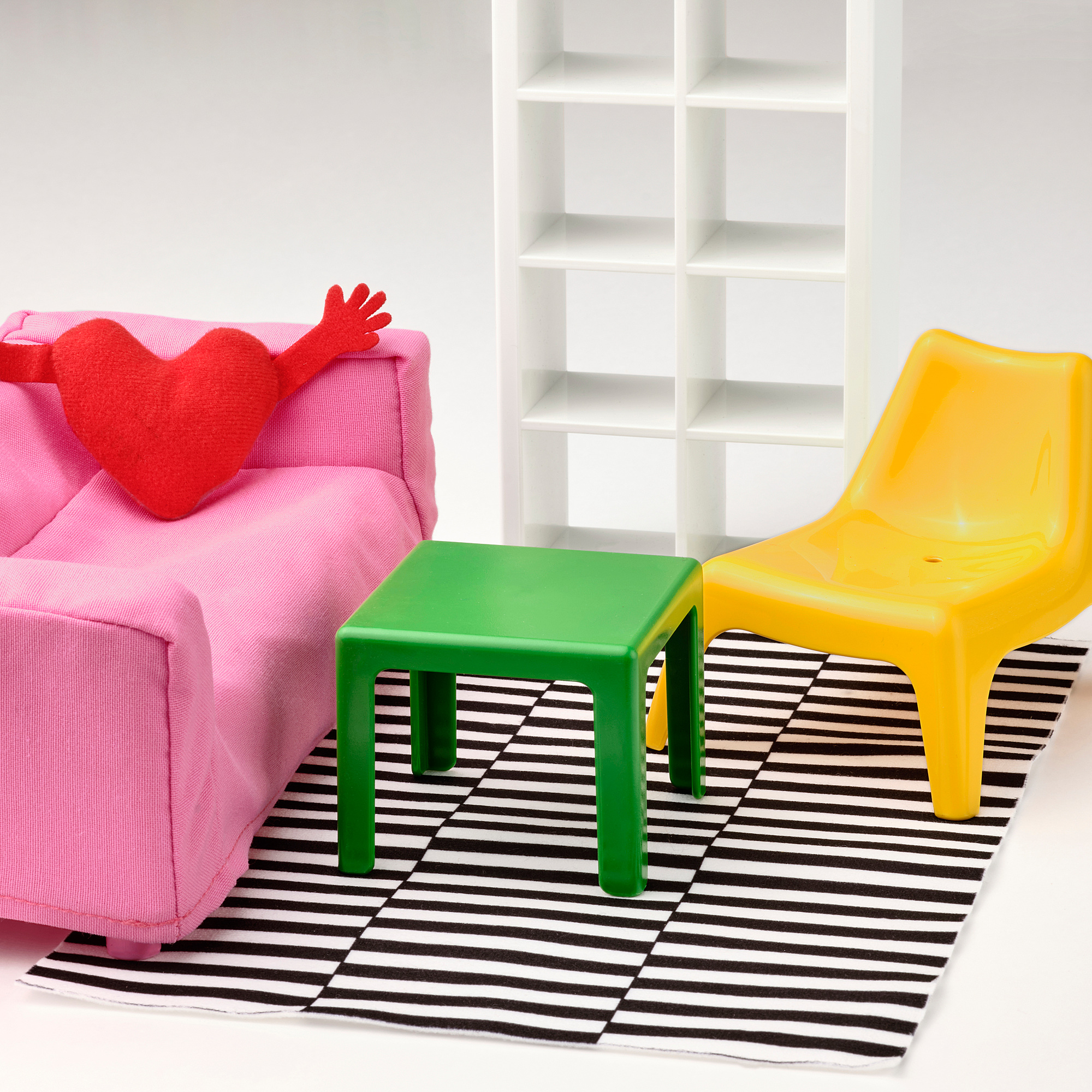 HUSET doll's furniture, living-room