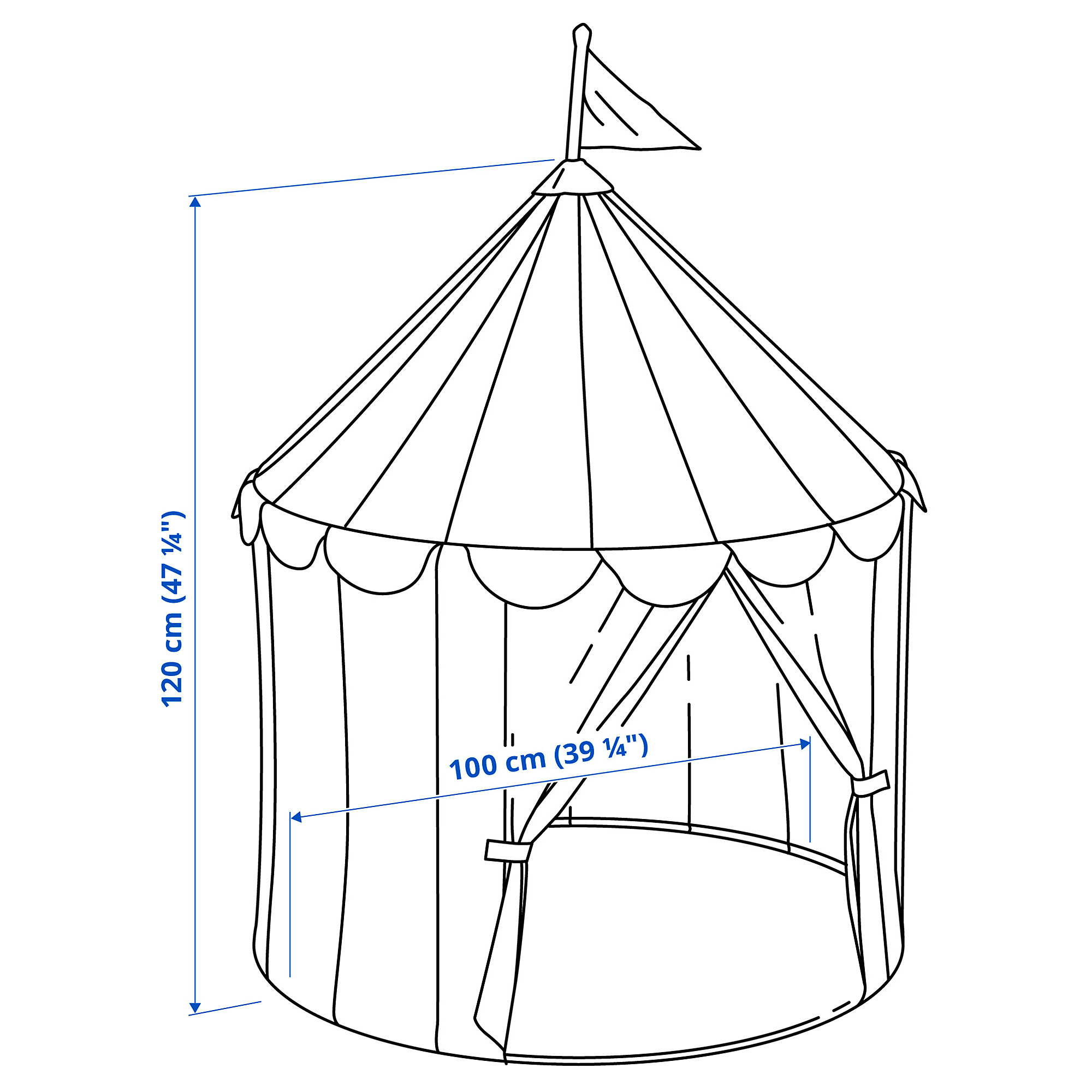 CIRKUSTÄLT children's tent