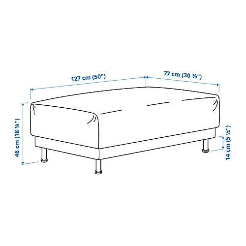 UPPÅKRA footstool