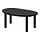 ÖRTRÄSK - 咖啡桌，黑色 實木貼皮 梣木，75x48 公分 | IKEA 線上購物 - E1018963_S1