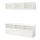 BESTÅ - TV storage combination/glass doors, white/Selsviken high-gloss/white clear glass | IKEA Taiwan Online - PE702263_S1
