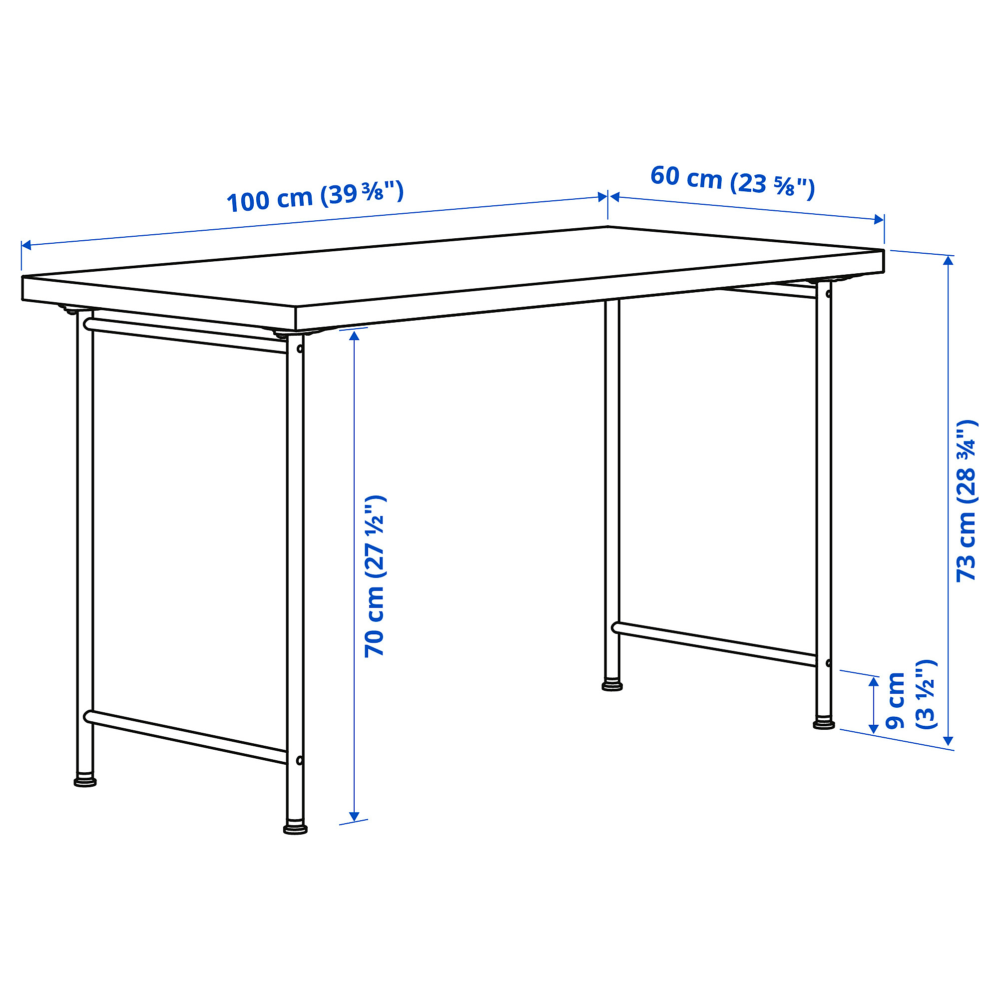 LINNMON/SPÄND desk