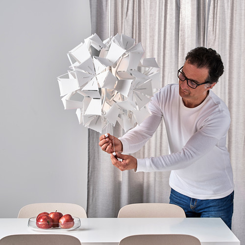 RAMSELE - pendant lamp, geometric/white | IKEA Taiwan Online - PE743530_S4