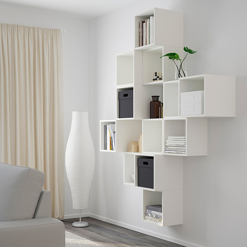 EKET - 上牆式收納櫃組合, 白色 | IKEA 線上購物 - PE617895_S4