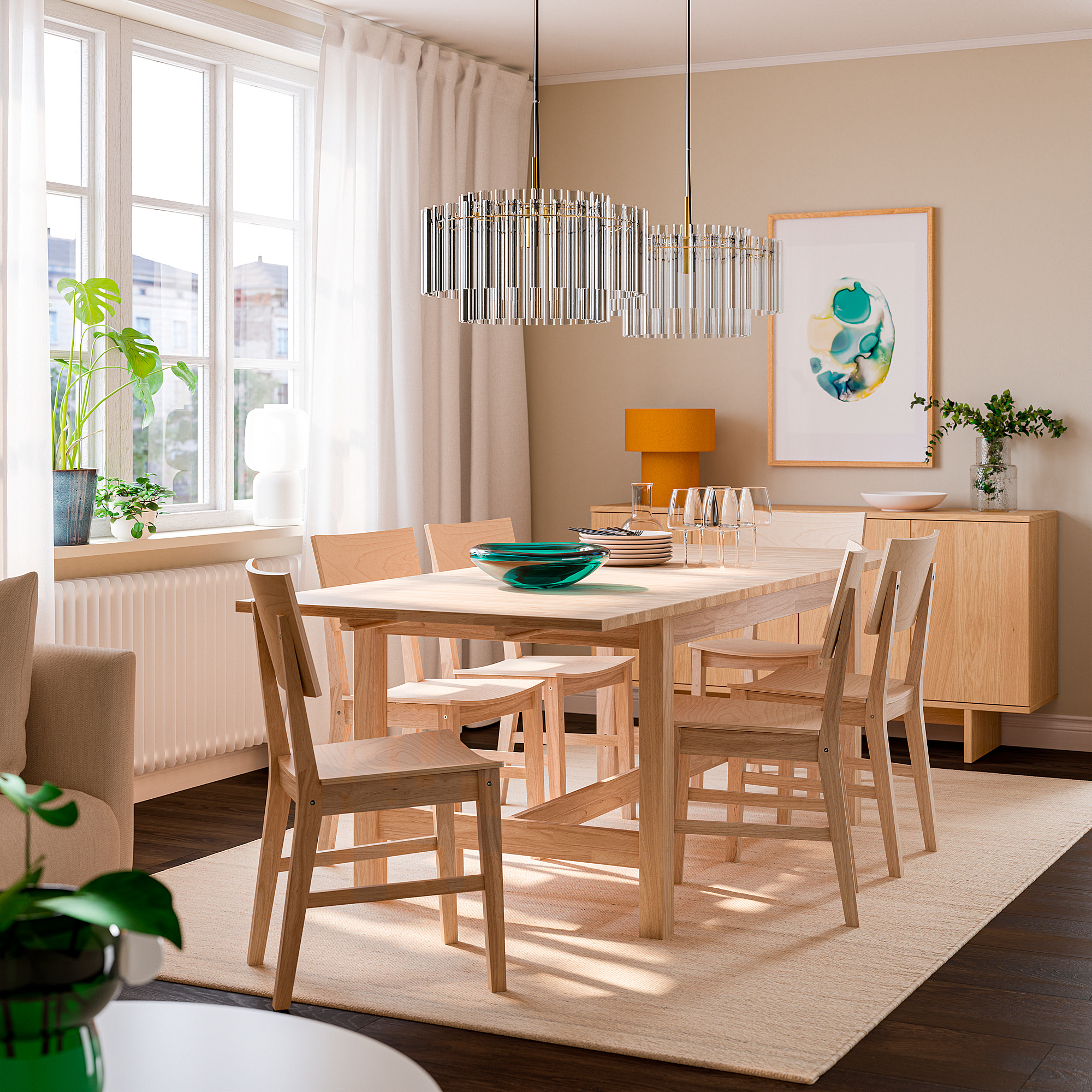 KARSKÄR extendable table