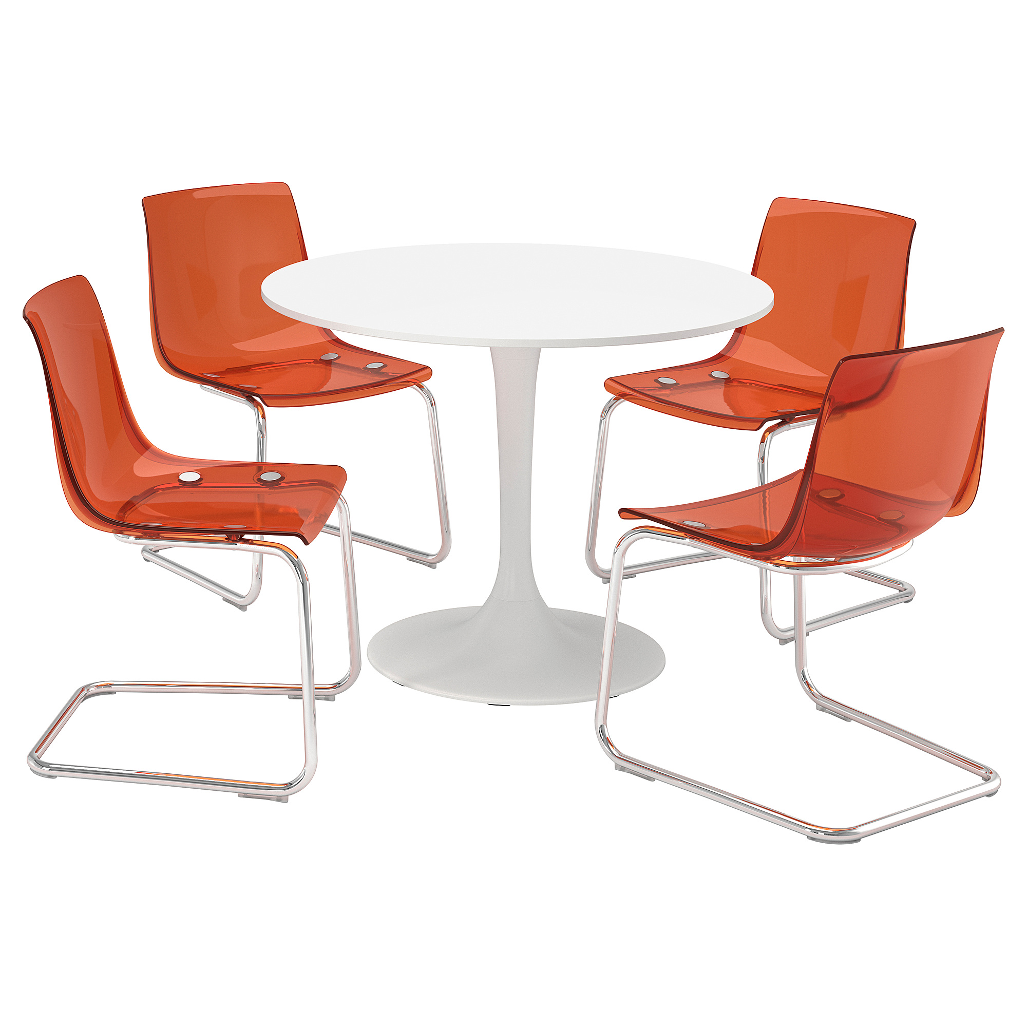 DOCKSTA/TOBIAS table and 4 chairs