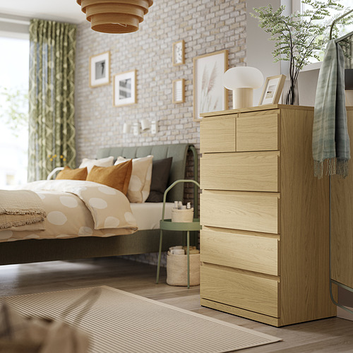 STORKLINTA chest of 6 drawers