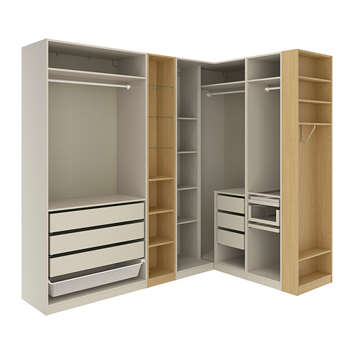 PAX corner wardrobe