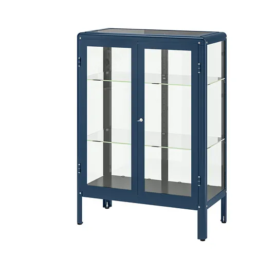 FABRIKÖR - 玻璃門櫃, 黑藍色, 81x113 公分 | IKEA 線上購物 - PE702481_S4