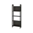 LAIVA - bookcase, black-brown | IKEA Taiwan Online - PE702556_S2 