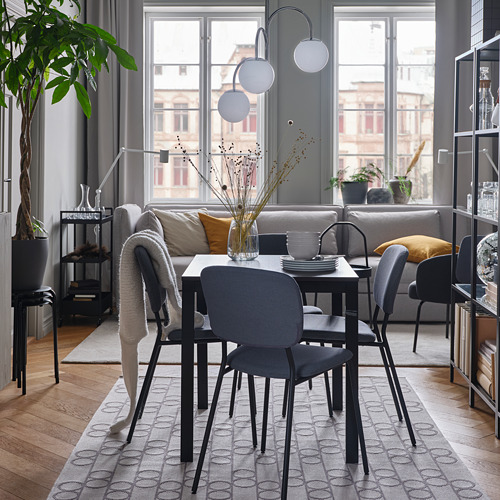 VANGSTA - 延伸桌, 黑色/深棕色 | IKEA 線上購物 - PH168861_S4