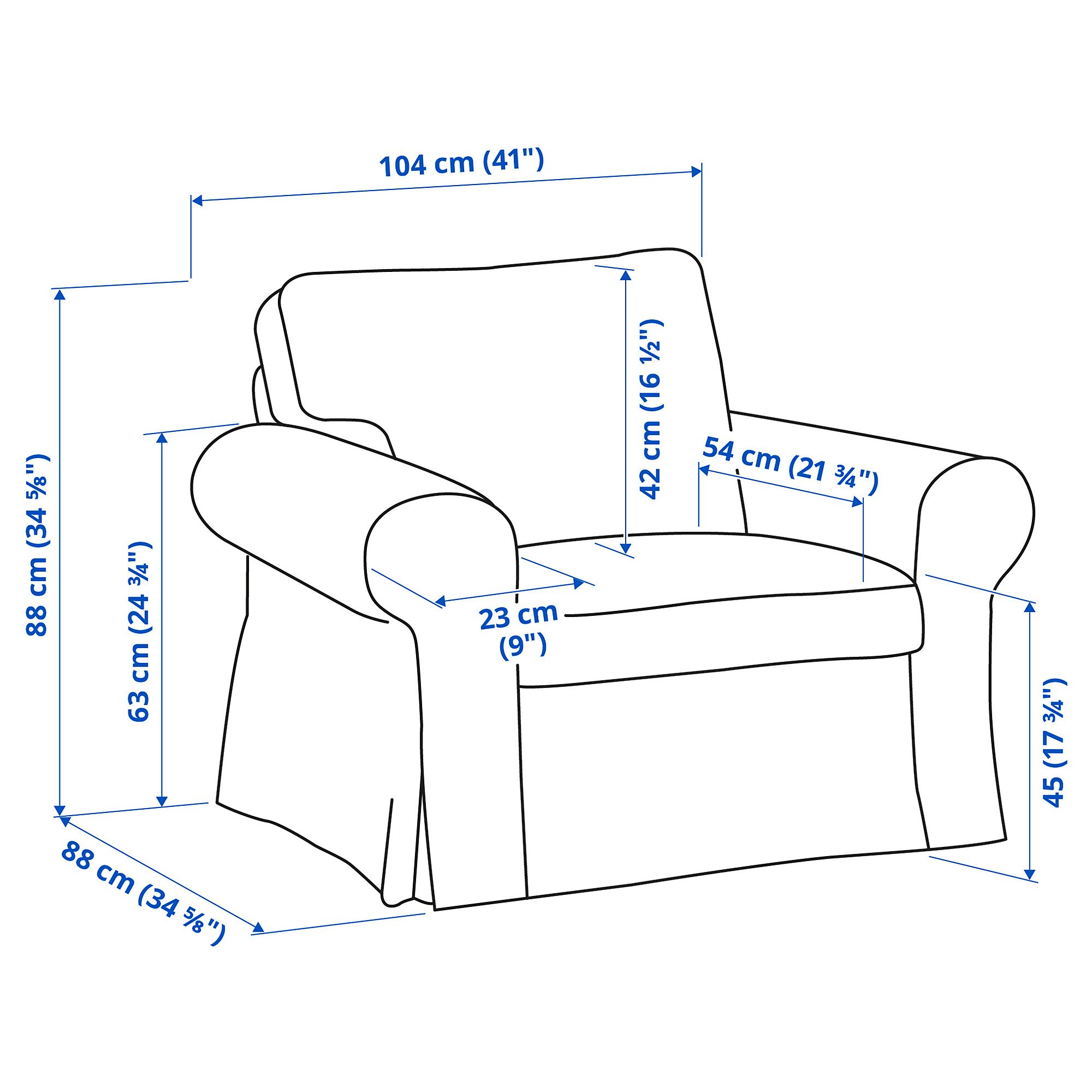 EKTORP armchair
