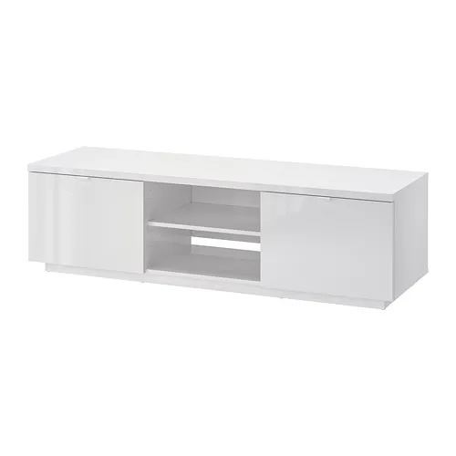 BYÅS - 電視櫃, 高亮面 白色, 160x42x45 公分 | IKEA 線上購物 - PE702653_S4