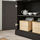 HAVSTA - storage combination w glass-doors, dark brown | IKEA Taiwan Online - PE693085_S1
