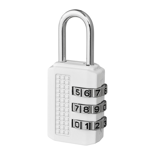 ELLOVEN - padlock, white | IKEA Taiwan Online - PE797267_S4