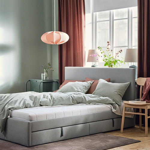 ÅSVANG - 雙人泡棉床墊, 偏硬/白色 | IKEA 線上購物 - PE842162_S4