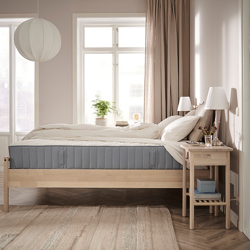 VÅGSTRANDA - 雙人獨立筒彈簧床墊, 偏硬/淺藍色 | IKEA 線上購物 - PE842172_S4