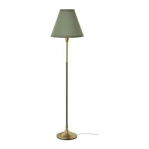 FLYGHÖJD - floor lamp, brass/green-grey | IKEA Taiwan Online - PE921202_S4