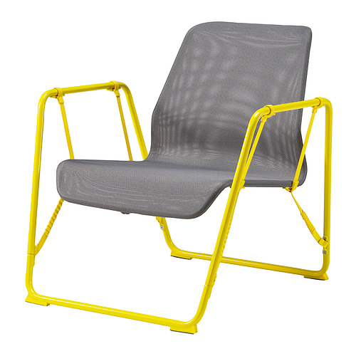 BRÄNNBOLL - 休閒椅, 灰色/亮黃色 | IKEA 線上購物 - PE949885_S4