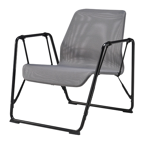 BRÄNNBOLL - 休閒椅, 灰色/黑色 | IKEA 線上購物 - PE949884_S4
