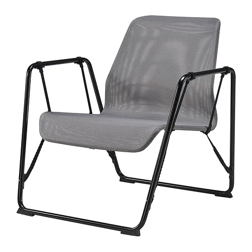 BRÄNNBOLL - 休閒椅, 灰色/黑色 | IKEA 線上購物 - PE949884_S4