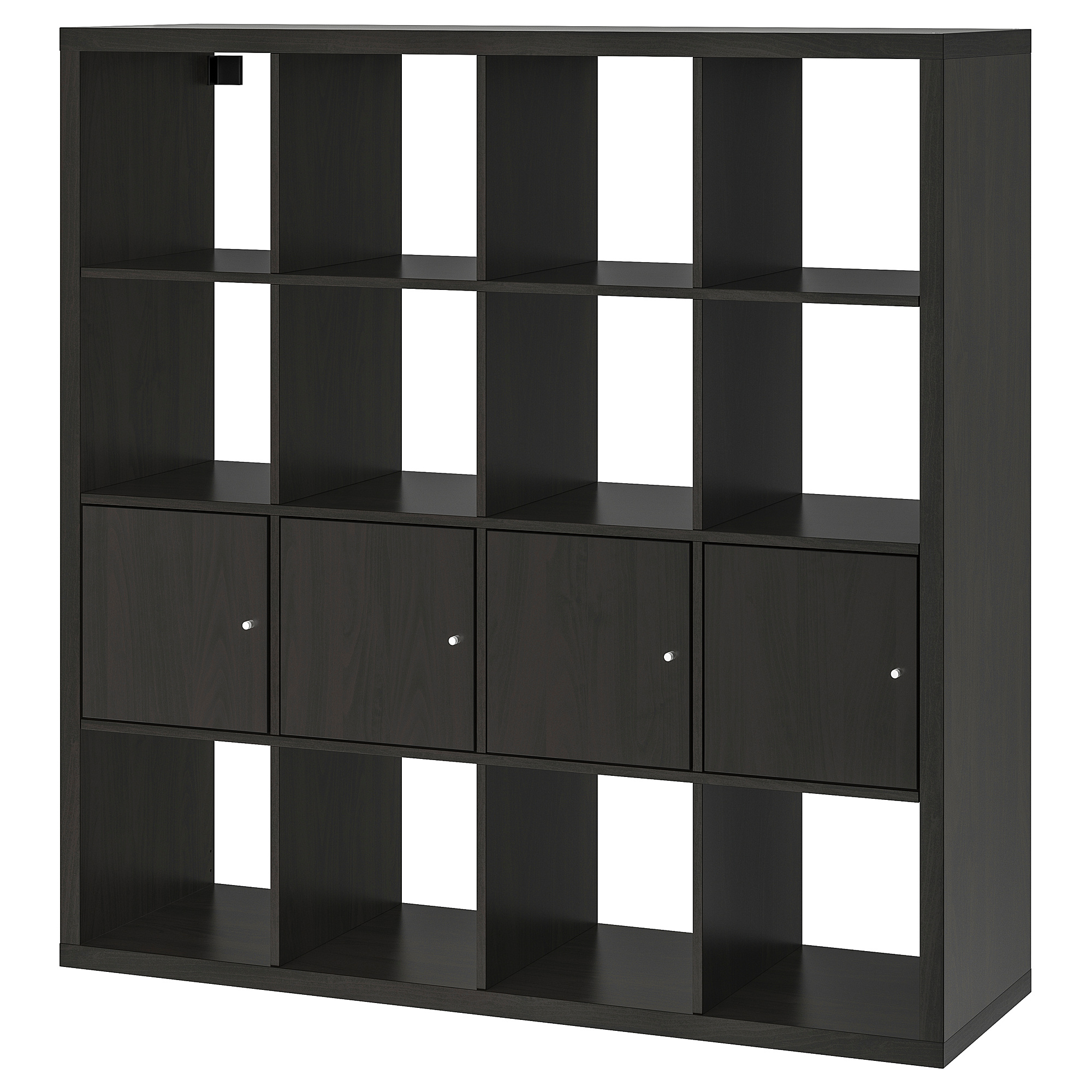 KALLAX shelving unit with 4 inserts