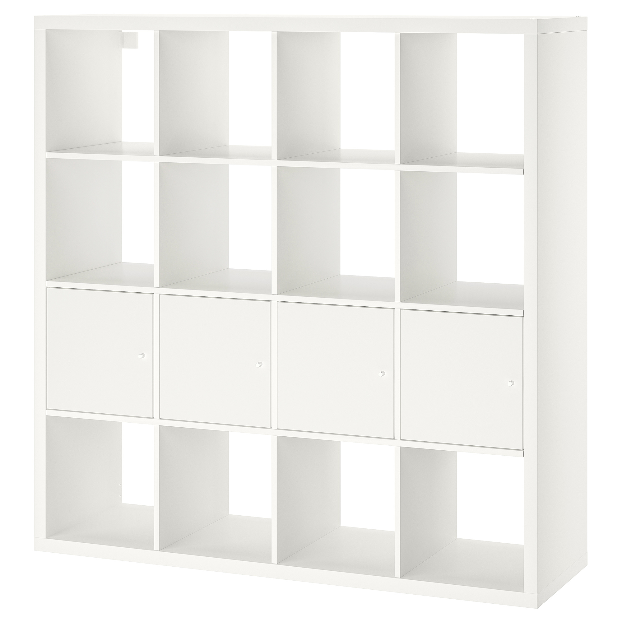 KALLAX shelving unit with 4 inserts