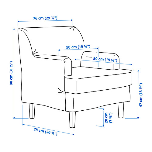 ROCKSJÖN armchair