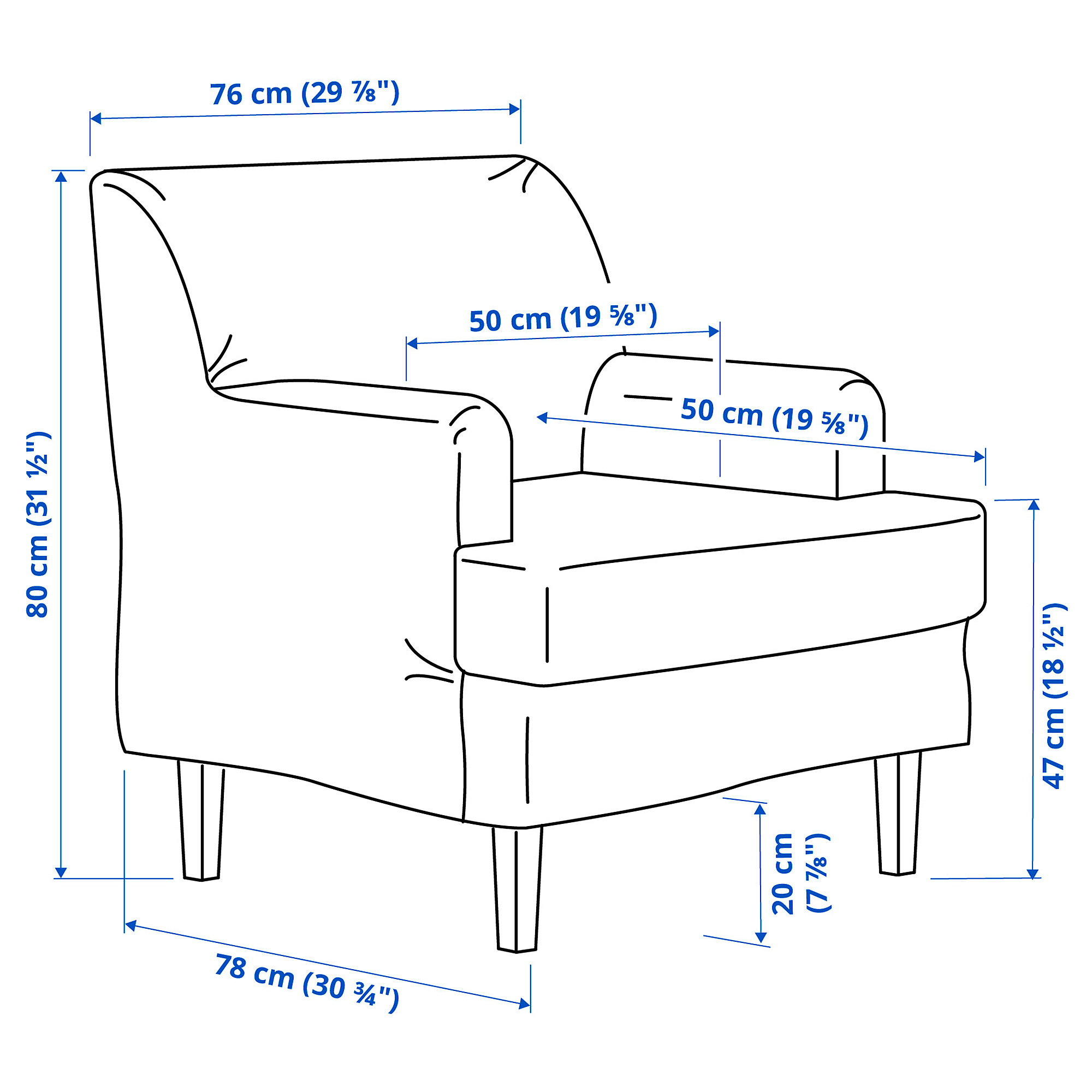 ROCKSJÖN armchair